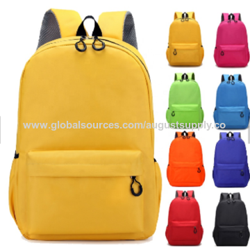 Source Stylish college backpack bags girls candy color fashion