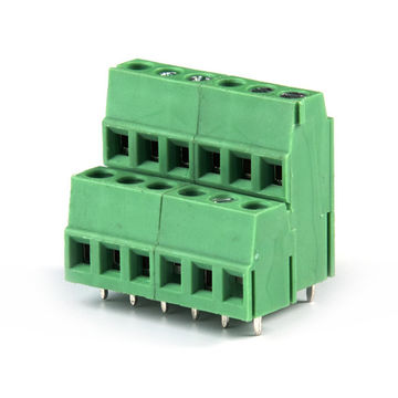 Double distribution interlock rising clamp terminal block with TUV ...