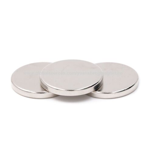 Factory Direct High Quality China Wholesale Strong Ultra Thin Round  Diametrically Magnetized Neodymium Magnet N52 $0.1 from Ningbo Yuansheng  Magnetic Industry Co., Ltd.