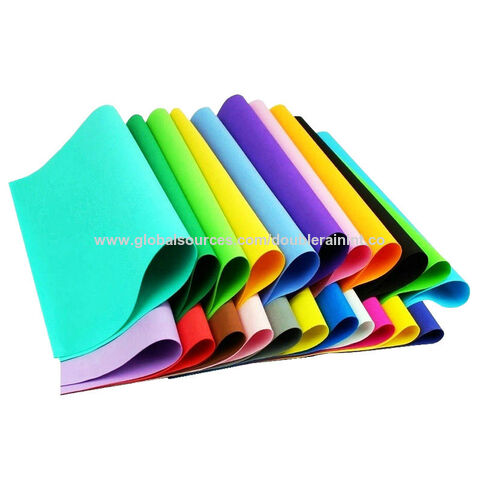 Foam Sheets 10 Different Colours EVA 15x10.5cm 