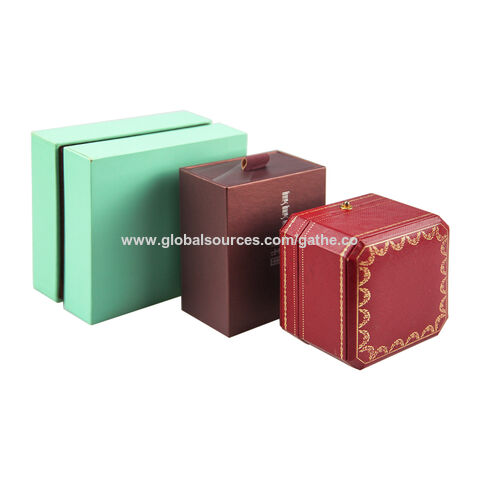 صندوق مجوهرات فاخر، حقيبة، صندوق تغليف مخصص مع طباعة UV موضعية لعرض الهدايا for sale at factory direct price