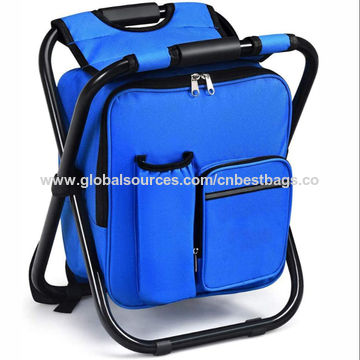 Buy China Wholesale Ultralight Insulated Cooler Backpack Chair Stool 3 In 1  Multi-function Fishing Tackle Bags & Fishing Tackle Bags $7.5