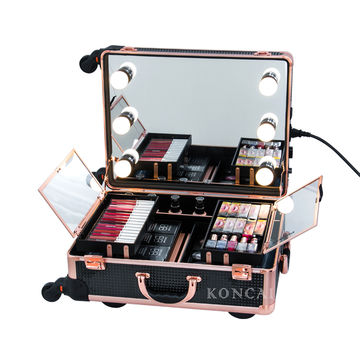 Buy Wholesale China Case With Lights Mirror Trolley Beauty Case & Beauty Case at USD 75 | Global Sources