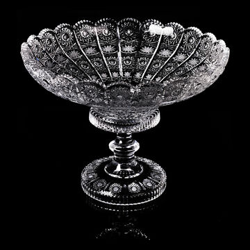 Crystal glass fruit cup