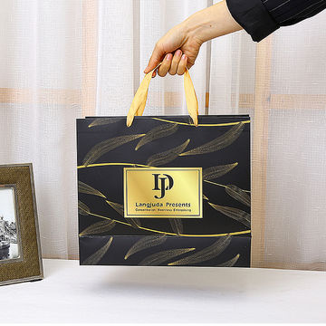 Wholesale Luxury Boutique Packaging Custom Logo Shopping Paper Bag With  Handle From m.
