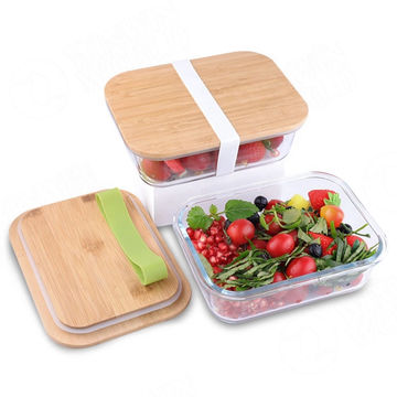 Borosilicate Glass Storage Food Container/Bento Lunch Boxes with