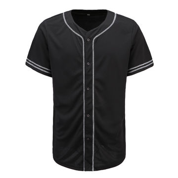 periode rivier delen Buy Wholesale China Men's Blank Team Uniforms Baseball Jersey Wholesale  Plain Black Button Down Sports T-shirt & Adult Baseball Jersey at USD 2.3 |  Global Sources
