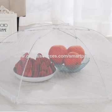 Tente de Protection Alimentaire Robuste Pliable en Maille Filet pour Protéger les Aliments des Mouches