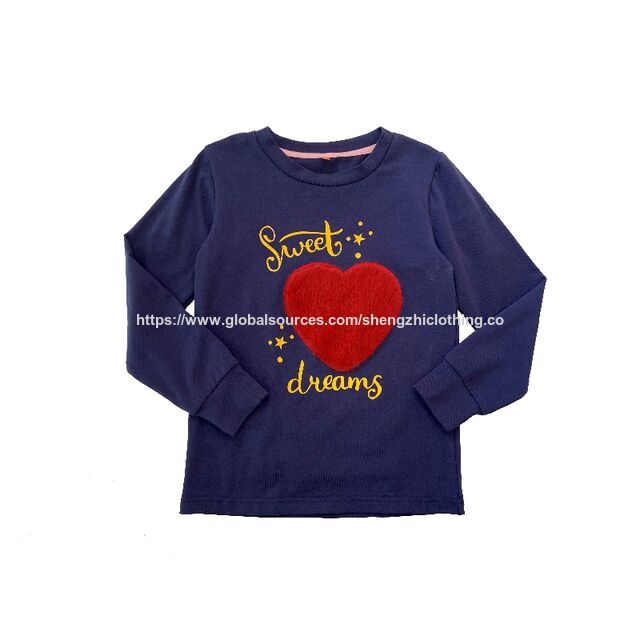 Fabrikpreis Mädchen Langarmshirt Rundhals Pony Polly T-Shirt for sale at factory direct price