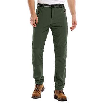 Pantalon cargo doublé polaire hot sale