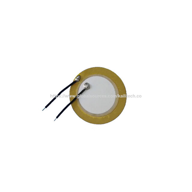 Piringan Piezo KD 20mm Pra-Kabel 4.0 kHz Transduser Pemicu Buzzer untuk instrumen, Peringatan