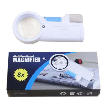 Wholesale Portable Double Eye A Magnifier Lamp With LED Light For