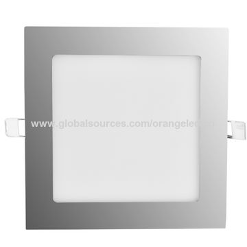 China 24W Square LED Panel Light,300x300mm,Ultra-slim,Chrome color ...