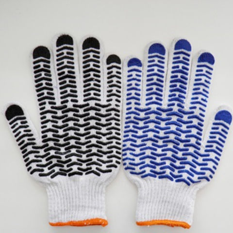 Slip Proof Gloves Dotted Working, All Cotton Garden Gloves