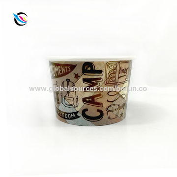 New design customized soup printed paper salad cup, paper cup ...