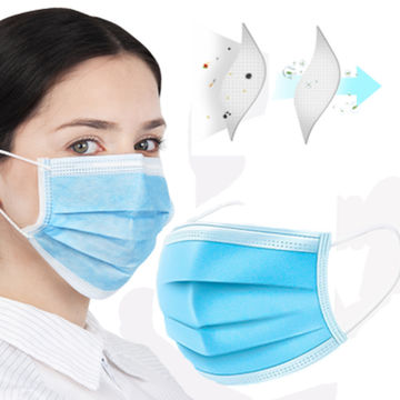 Masque jetable 3ply masque chirurgical 50pcs masque Cubrebocas Medical -  Chine Masque médical, un masque