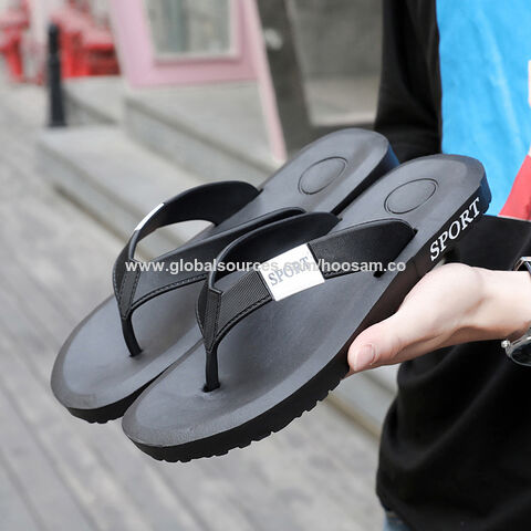 Rutschfeste Flip-Flops für Herren, lässige Outdoor-Strandschuhe