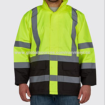safety rain jacket