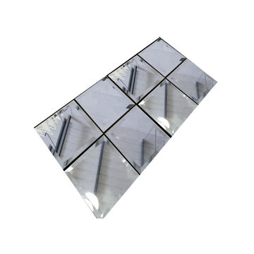 China Silver Mirrored Glass Bevelled Wall Tiles ,Mirror Tile Brick ...