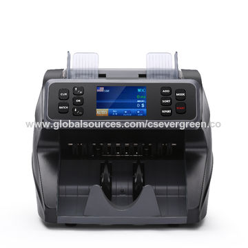 China CIS mixed denomination multi currency value money counter ...