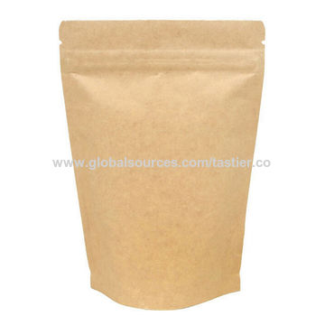 China manufacture kraft paper stand up packaging bags, stand up ...