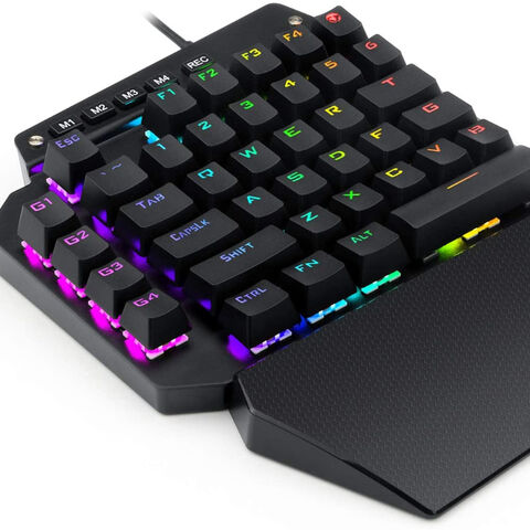 Clavier de jeu mécanique OEM 44 touches, mini-clavier de jeu à une main