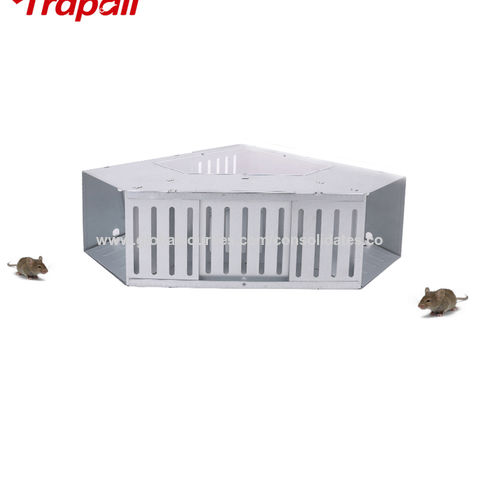 Triangular Rat Trap Humane Metal Triangle Corner Rat Rodent Control Multiple Live Catch ...