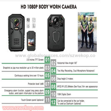 wifi streaming body camera