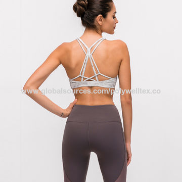 Buy Wholesale China High Strength Workout Sports Bras Tops Women