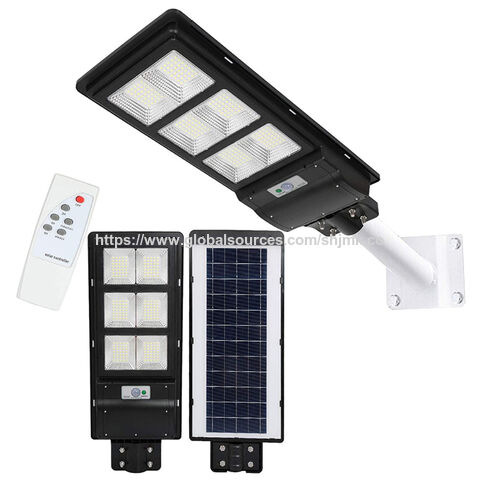 Solar Powered Street Lamp,Solar Panel Street Light Outdoor Dusk to Dawn LED with Remote Control for sale at factory direct price