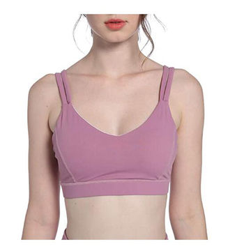Buy Wholesale China Back Strappy-designed Women's Yoga Sports Bras With  Removable Cups & Sports Wear at USD 6.5