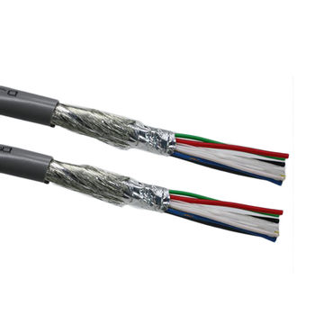 UL2464 6P*AWG25 twisted pair shielded wire servo dedicated flexible cable 1M