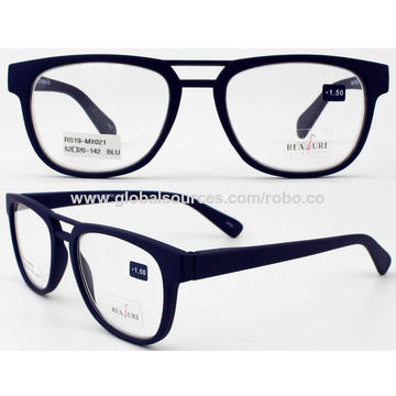 integrated spring hinge reading glasses