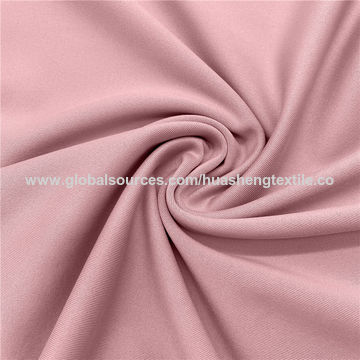 China Brushed fabric single jersey stretch fabric with polyester spandex  for sportswear manufacturers and suppliers