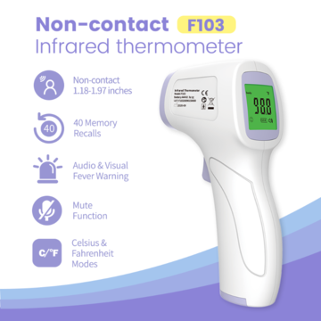 Dropship Digital Termomete Infrared Forehead Body Thermometer Gun