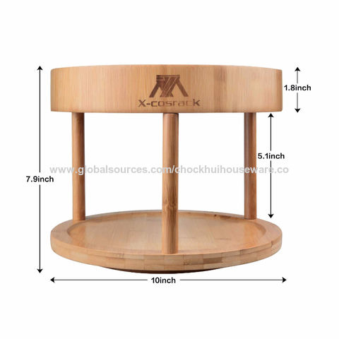 Lazy Susan Organizador de Tocadiscos para Gabinete, Despensa, Cocina 9  Pulgadas