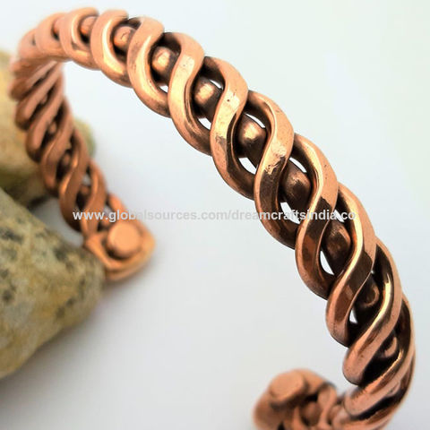Copper Bracelet for Women Men Magnetic Bracelet with Ultra Strength Magnets  100% | eBay