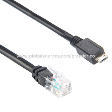 Cable de cable/ 2 m 6P6C núcleo largo FLAT RJ12 a RJ12 p.s. RJ11 a RJ11 con 6 cables disponible en 0,30 m, 0,50, 2 m, 3 m, 5 m, 10 m m
