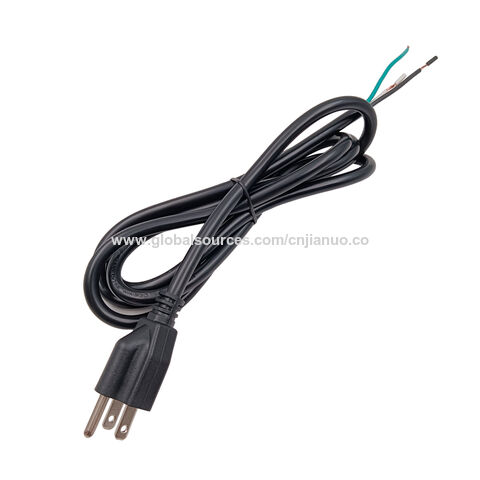 Us Hot Sale PVC Insulated 5-15p Waterproof AC Power Cord - China