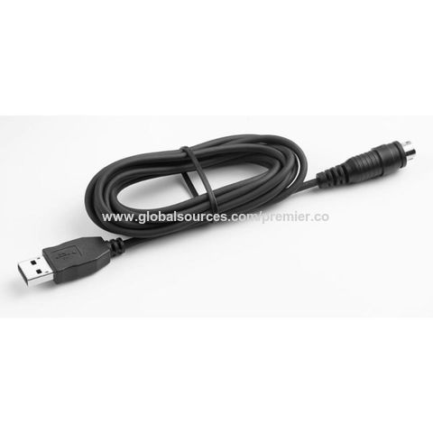 mini-DIN Male C2G 09569 C2G 10ft 8-pin Mini Din M/F Serial Extension Cable m 