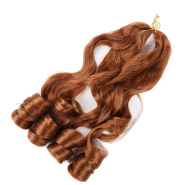 Buy Wholesale China Bouncy Braiding Hair French Curls Synthetic Hair  Extensions Loose Wavy Braiding Hair Hot Water Set & Braiding Hair at USD   | Global Sources