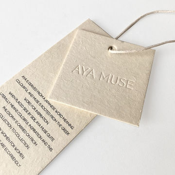 Source Custom hang tag rope label for garment on m.