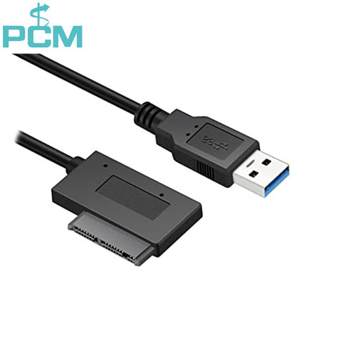 USB3.0 to Micro SATA 7+9 16Pin Cable External Hard Drive Adapter Cable Converter 