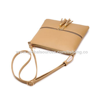 Buy Standard Quality China Wholesale New Arrival Women Leather Tassel Crossbody  Bag Pure Color Shoulder Messenger Bag $4.1 Direct from Factory at Guangzhou  Lishang Leather Co. Ltd.