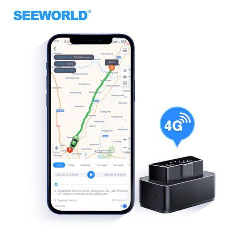 Rastreador GPS para vehículos, 4G tiempo real OBD, dispositivo rastreador  para niños, autos y sistema de monitoreo para vehículo