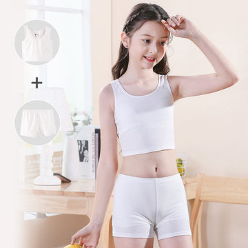 Training Bras Set for Girls Teenage Underwear Set Cotton Underwears for Girls 