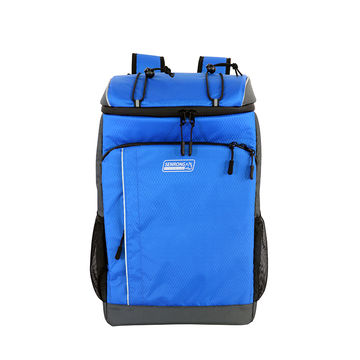 Cooler backpack bag with bottle opener 