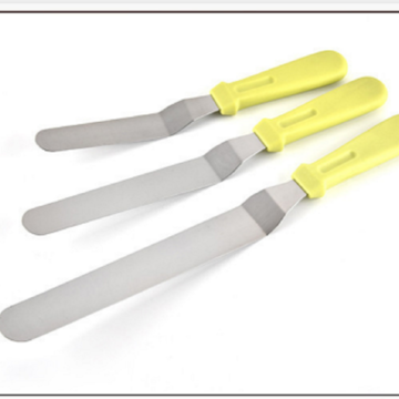 8 Food Grade Stainless Steel Blade Angled Icing Spatula Cake Decorating  Frosting Spatula Cake Baking Smoother Scraper