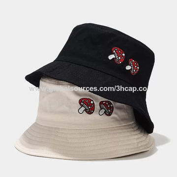 Buy Wholesale China Unisex Embroidered Mushroom Foldable Panama Beach  Street Headwear Fisherman Bucket Hat & Fisherman Bucket Hat at USD 1.5