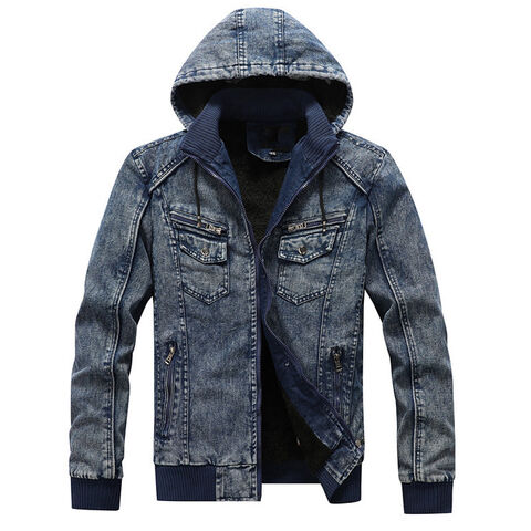 OEM Custom Logo Herren Jeansjacken Lässige Denim Jacken günstiger Preis neue Herren Denim Jacken Bomberjacke